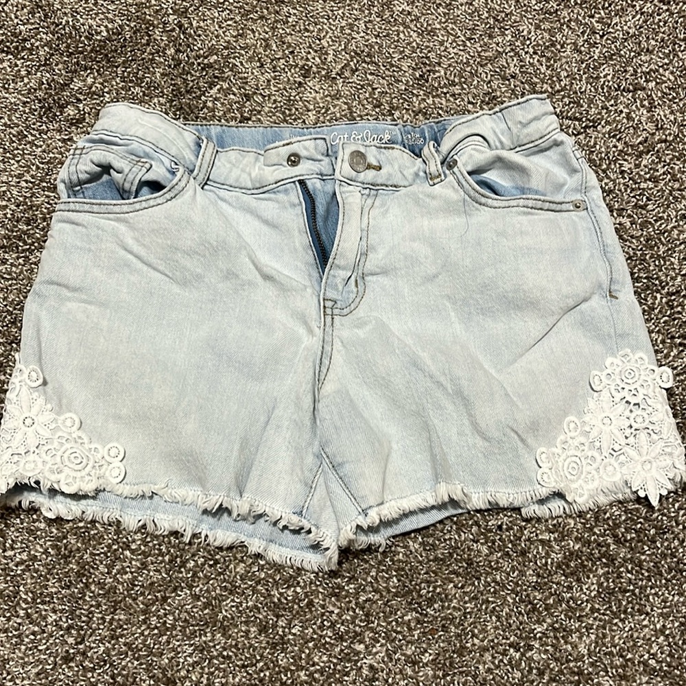 Girls jean shorts